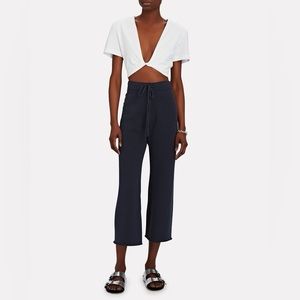 NILI LOTAN
Kiki Cropped Wide-Leg Sweatpants